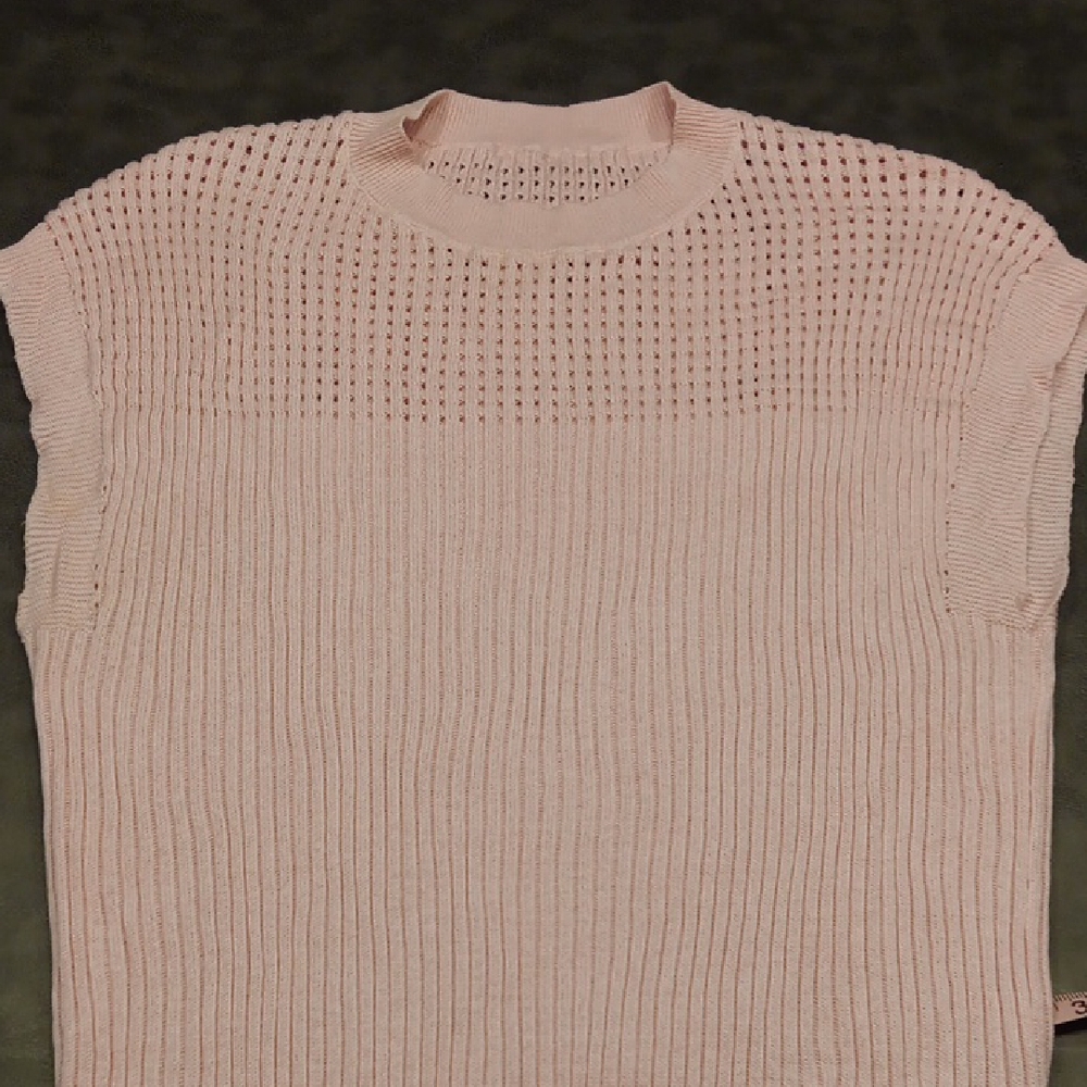 NWOT! Beautiful Pink Knit Maxi Dress - Picture 9 of 12